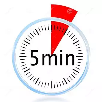 5 minutes